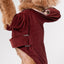 HUSTON HOODIE - DARK BURGUNDY