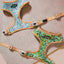 Sprinkle Me Blue Reversible Harness
