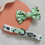 Matcha Boba Dog Collar & Bowtie