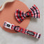 Puppy Love Plaid Dog Collar & Bowtie