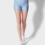 Smiling Sakura Biker Shorts