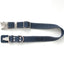 Pro Line Quick-Release Blue Jeans Leather Dog Collar with Metal Buckle