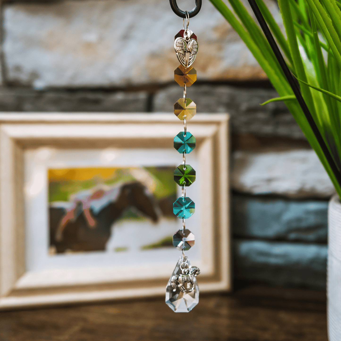 Crystal Rainbow Suncatcher for Horses