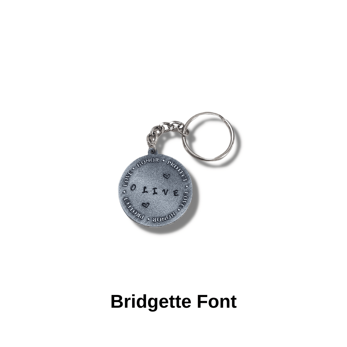 Celtic Knot Pawprint Keychain