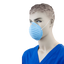 Dynarex Molded Face Mask - Blue, 50ea/bx, 20bxs/cs (1000 Count)