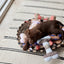 Ashi Dog Toy Small - Cherry Red/Taupe