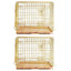 24-42" Collapsible Copper Gold Dog Crate GLD24/30/36/42