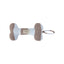 Ashi Dog Toy Small - Ice Blue/Choko