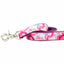 Pink Tie-Dye Velvet Dog Leash