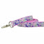 Hydrangea Velvet Dog Leash