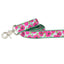 Bold Poppies Velvet Dog Leash