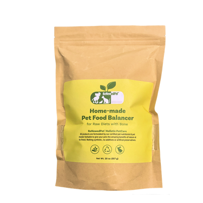HOME-MADE PET FOOD SUPPLEMENT *For Raw Recipes WITH Bone*