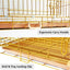 24-42" Collapsible Copper Gold Dog Crate GLD24/30/36/42