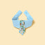 Blue Botanique Necktie Bandana