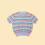 Pet & Me Spring Summer Lavender Crochet Short Sleeve Polo Shirt