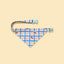 Blue Gingham Cherry Bandana