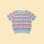 Pet & Me Spring Summer Blue Ocean Crochet Short Sleeve Polo Shirt