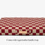 Red Checker | Dog Bed with Cover