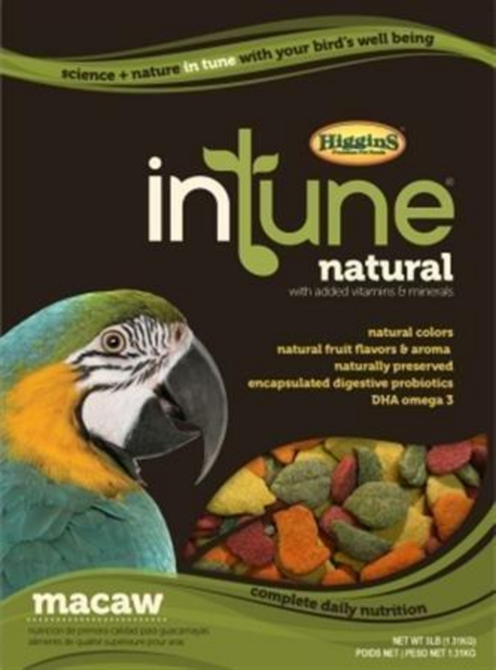 Higgins inTune Macaw Food