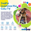Gingerbread Man Nylon Dog Chew Toy for Aggressive Chewers | USA Made