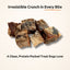 Freezbone Salmon Skin Cubes Dog Treats- Single Ingredient (Value Size 8oz)