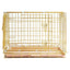 24-42" Collapsible Copper Gold Dog Crate GLD24/30/36/42