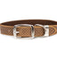 Celtic Double Buckle Style Leather Dog Collar