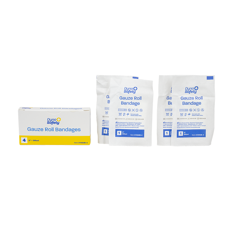 Dynarex Gauze Roll Bandage, 2", 4ea/bx, 100bxs/cs (400 Count)