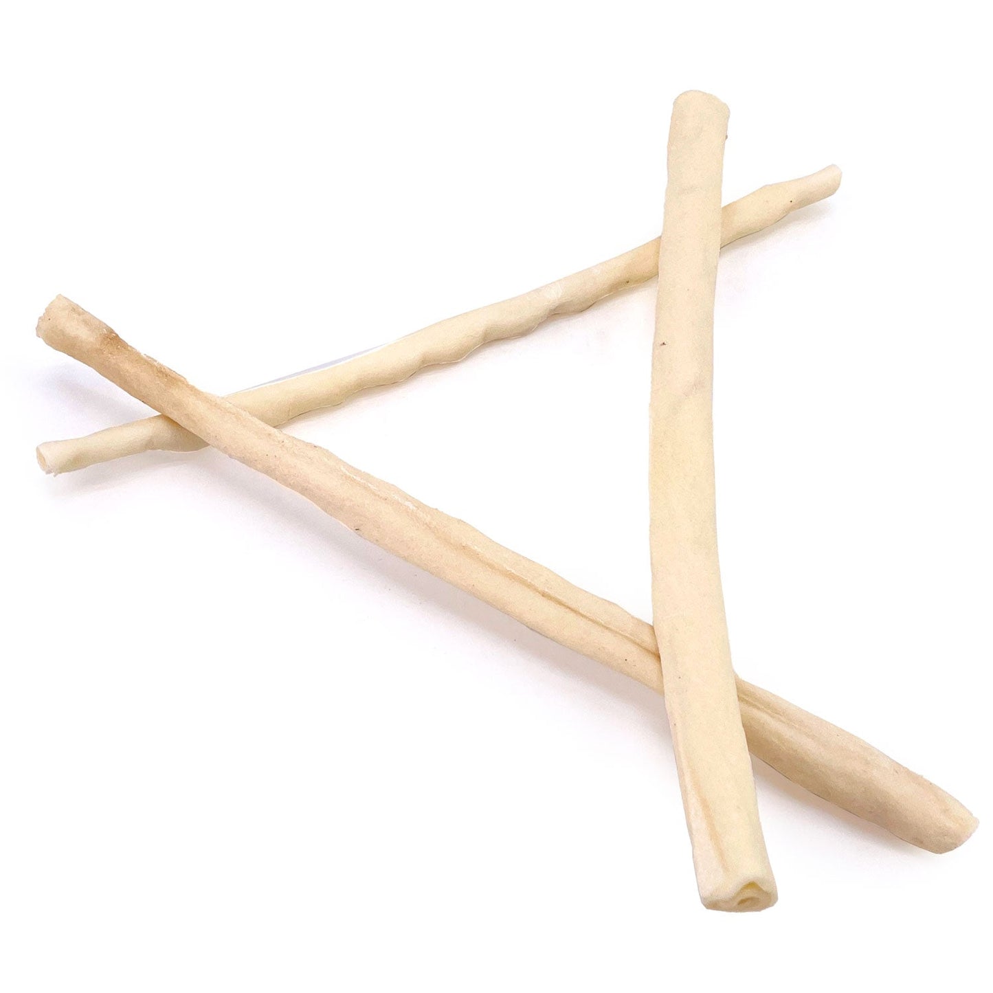 ValueBull USA Retriever Rolls for Small Dogs, Premium Rawhide, Thin 10 Inch, 25 Count