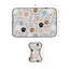 Dog Paws & Bone Bowl Mat & Scrubbie Set