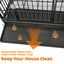 37" Stackable Heavy Duty Dog Crate 371D03