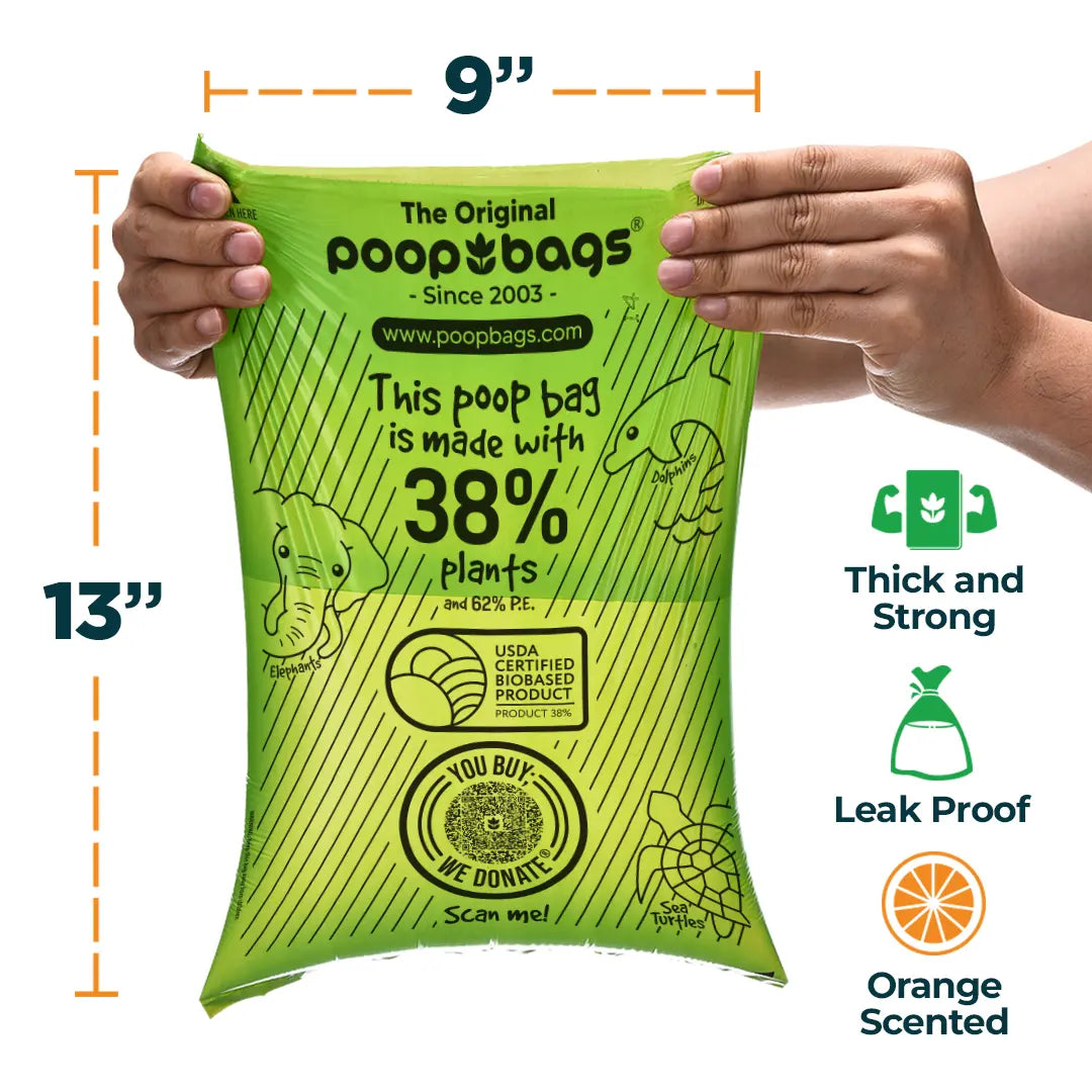 Wholesale Countdown Rolls® Orange Scented Leash Roll Poop Bags