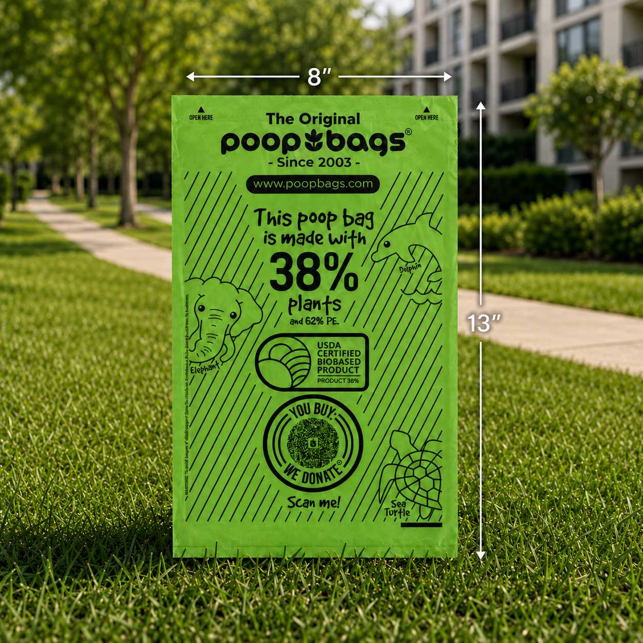 38% Plants Roll Bags