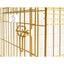 24-42" Collapsible Copper Gold Dog Crate GLD24/30/36/42