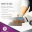 Dynarex Safe-Touch Latex Exam Gloves, 3 Mil Thick, Powder-Free - 100/bx, 10bxs/cs (1000 Count)