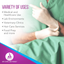 Dynarex Sterile Latex Surgical Gloves, 4 Mil Thick, Powder-Free, 50prs/bx, 4bxs/cs (200 Count)