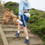 Hands-Free Dog Walking Bag with 4ft Leash