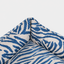 Chester & Lee | Velvet Sleeper Dog Bed Blue & White Animal Print