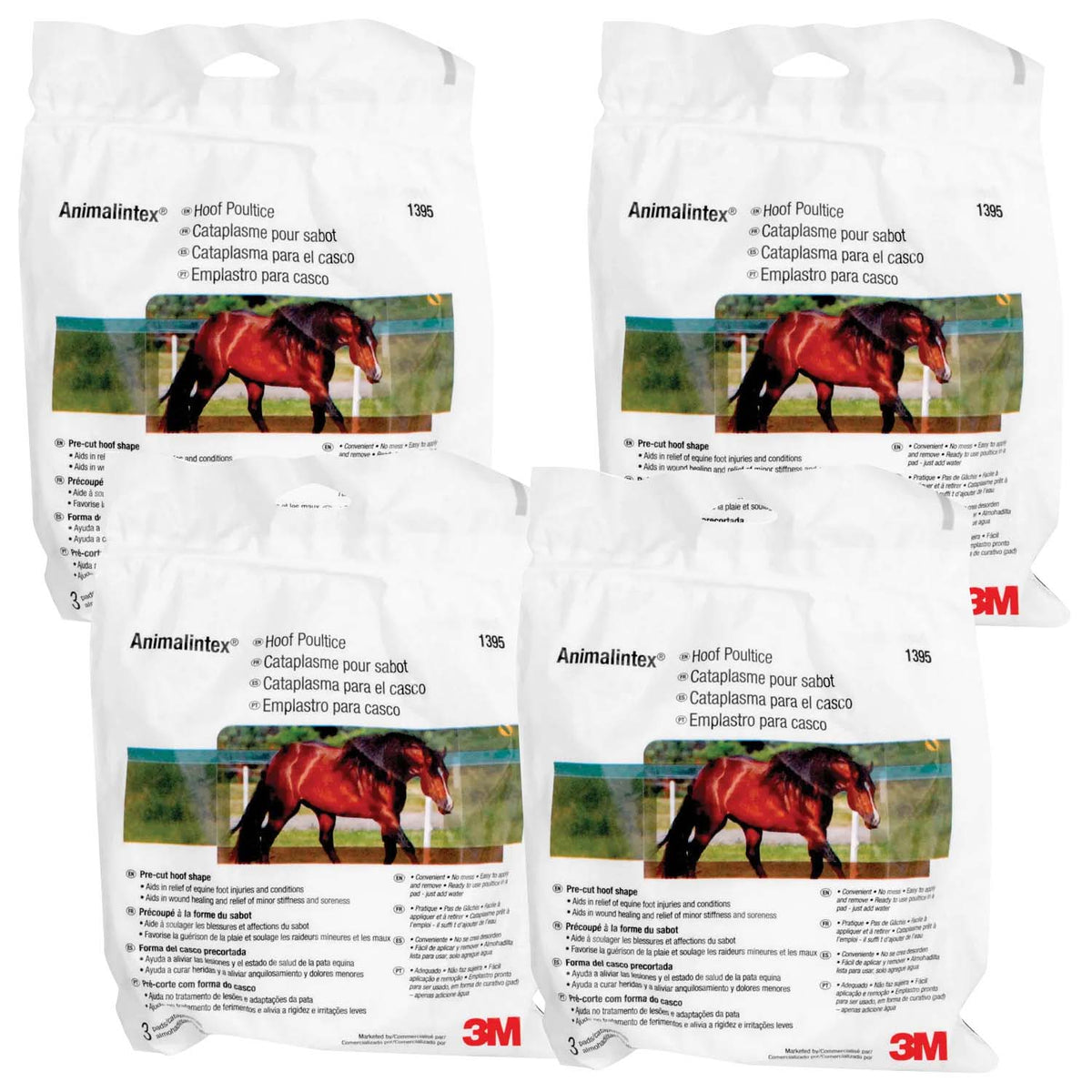 3M Animalintex Hoof Poultice Pads for Horses