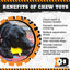 Tractor Nylon Dog Toy for Aggressive Chewers | USA Made | SodaPup