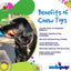 Hot Dog Nylon Dog Toy for Aggressive Chewers | USA Made | SodaPup