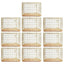 24-42" Collapsible Copper Gold Dog Crate GLD24/30/36/42