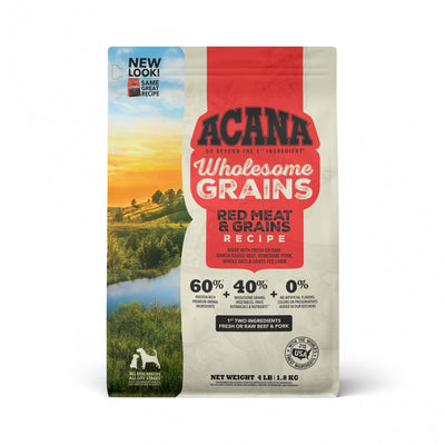 Acana Wholesome Grains Red Meat & Grains Recipe Dry Dog Food