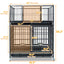 42" Stackable Dog Crate 43S+WHLP02
