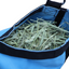 CuteNFuzzy Rabbit & Guinea Pig Hay Bag Feeder with Super Tough Bottom® Design | 15 Feeding Openings | Small 10" x 11" x 3" Hanging Hay Feeder | Less Waste, Cleaner Cage | Made in USA Design