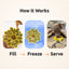 FreezSunflower - Interactive Frozen Sunflower Dog Chew For Tough Chewers