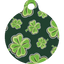 4 Leaf Clover HD Dog ID Tag
