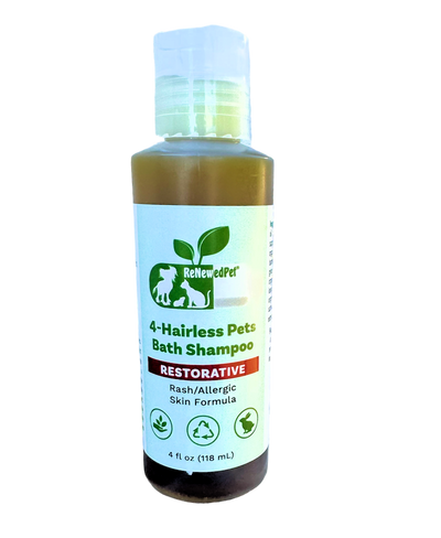 4-HAIRLESS PETS RESTORATIVE BATH SHAMPOO