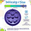 Flower eBowl Deep Slow Feeder Dog Bowl for Enrichment | USA Made