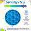 Honeycomb eBowl Deep Slow Feeder Dog Bowl for Enrichment | USA Made